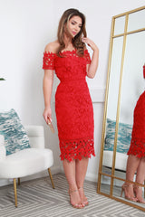 Bardot Lace Dress by Double Second