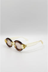 Bold Oval Sunglasses by SVNX