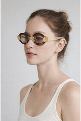 Bold Oval Sunglasses by SVNX