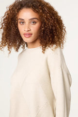 Argyle Stitch Detail Jumper by Blue Vanilla