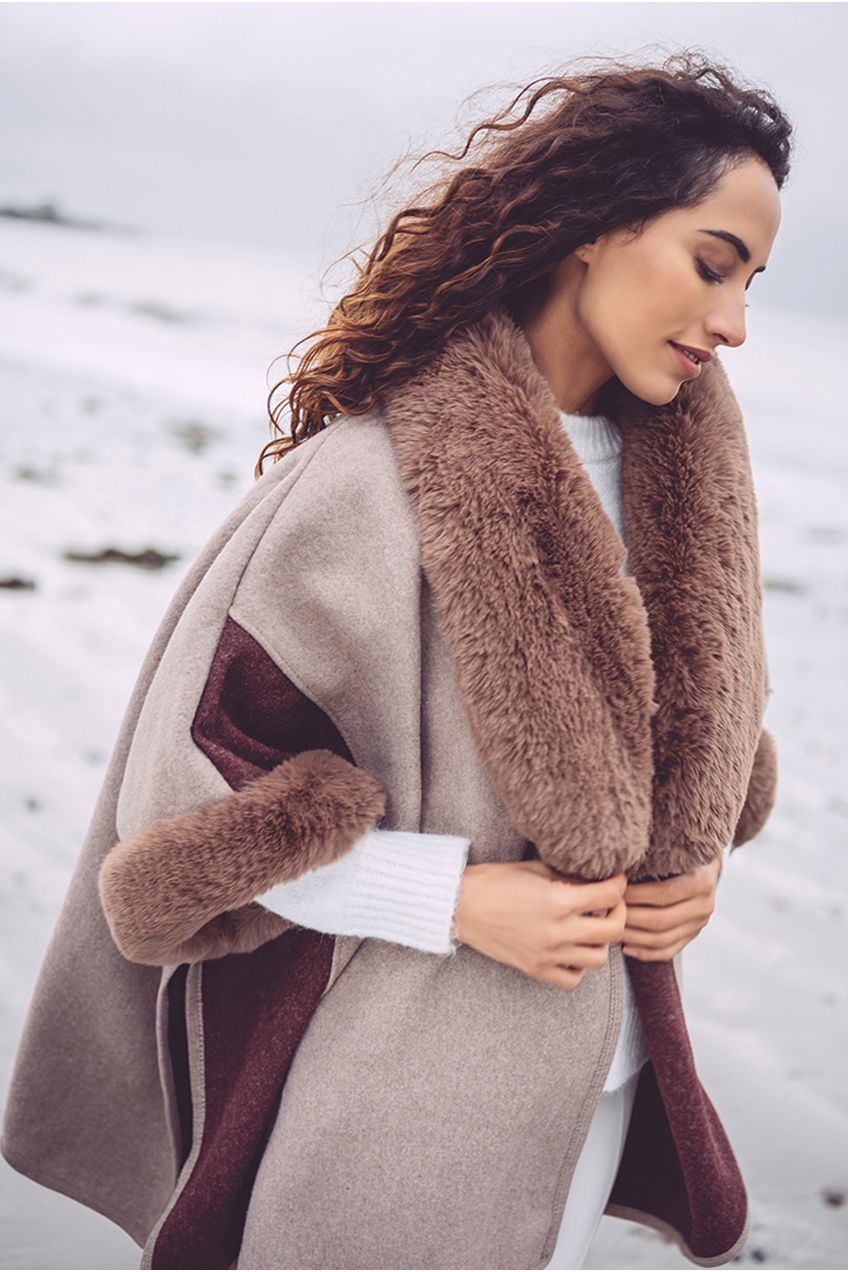Autumn Wrap - Taupe by Pia Rossini