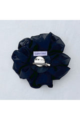 Black Corsage Rose Hair Clip Flower Hair Clip Flower Pin by QueenMee Accessories