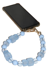 Acrylic Phone Strap - Matte Blue by Goddiva Accessories