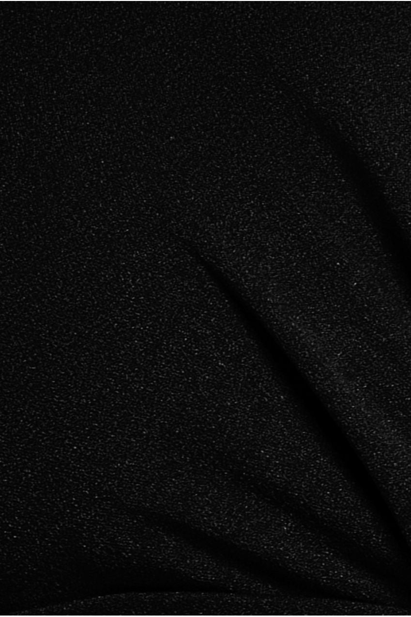Bardot Pleated Midi Dress - Black by Goddiva Plus