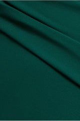 Bardot Pleated Maxi Dress - Emerald by Goddiva Plus