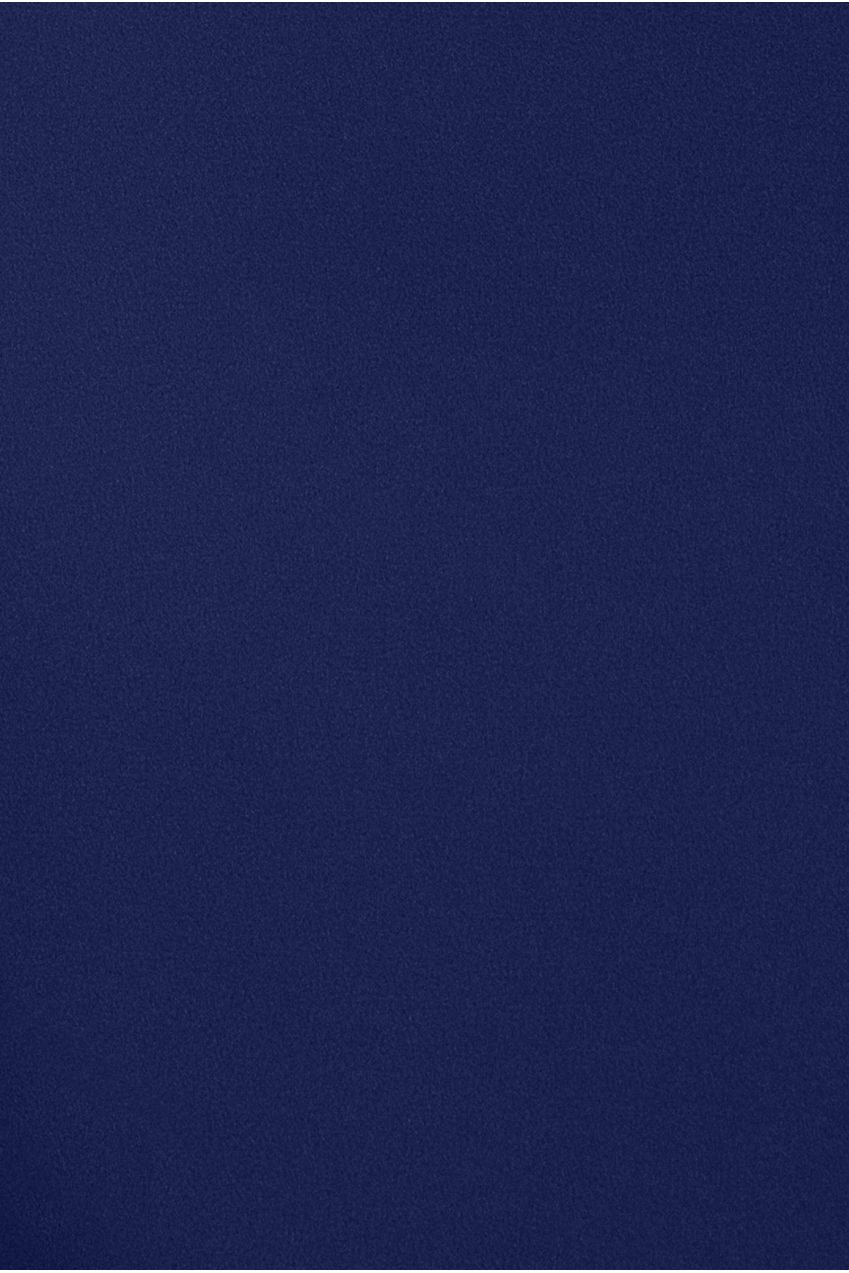 Bardot Pleated Midi Dress - Navy Blue by Goddiva