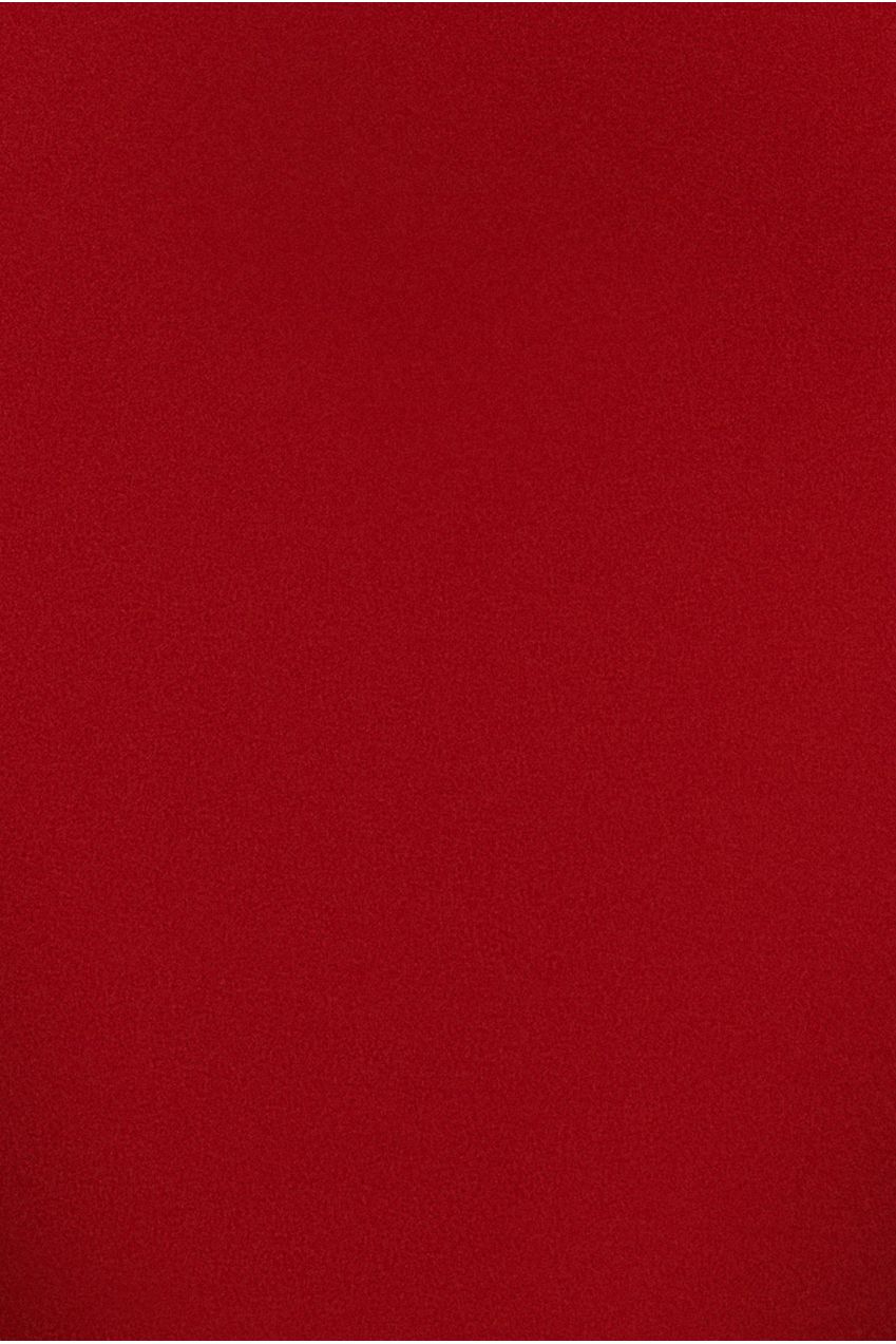 Bardot Pleated Midi Dress - Red by Goddiva