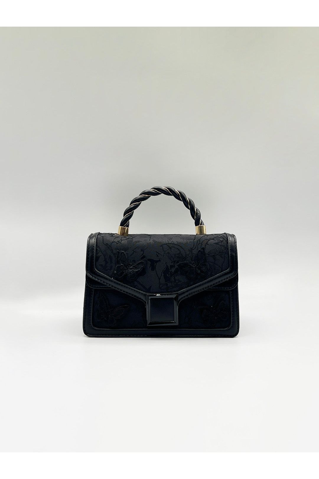 Butterfly Embellished Stachel In Black by SVNX