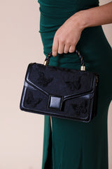 Butterfly Embellished Stachel In Black by SVNX