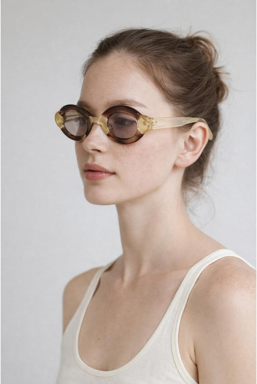 Bold Oval Sunglasses by SVNX