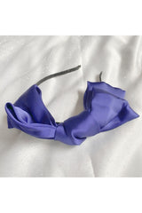 Blue Fascinator Bow Headband by QueenMee Accessories