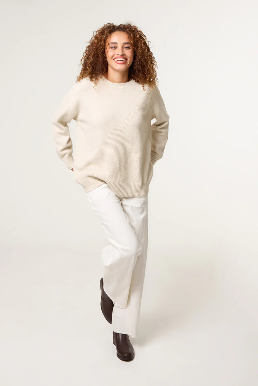 Argyle Stitch Detail Jumper by Blue Vanilla